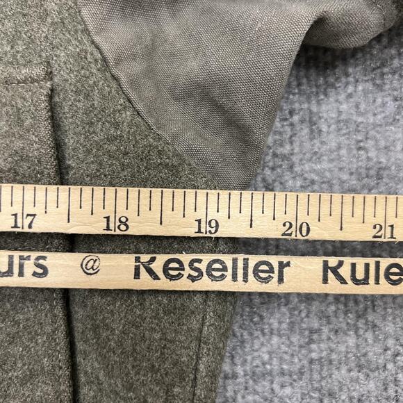 Vintage Swedish Military Wool Field Jacket Mens Large Olive Green 1941 Army WWII - Picture 7 of 8